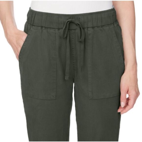 NWT BUFFALO DAVID BITTON Soft Tencel Pull-On Pants Women’s Size XL Forest Green - Picture 3 of 7